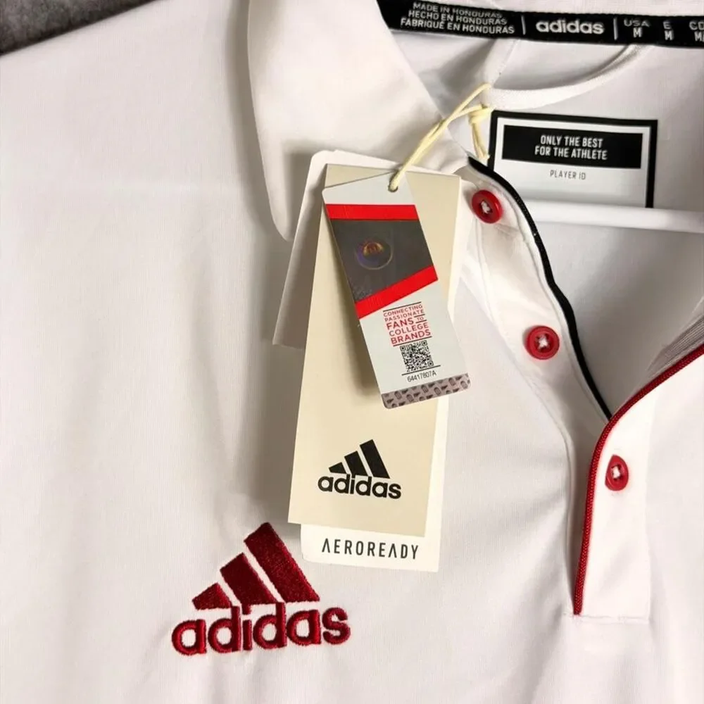 Adidas Men's White Polo-shirts